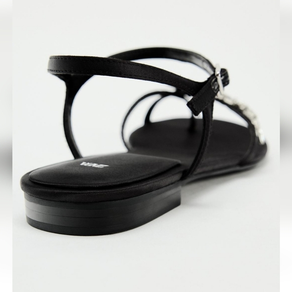 Zara Embellished Flat Sandals US 7.5 / EU 38 - Picture 8 of 9